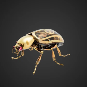 Golden Mechanical Scarab
